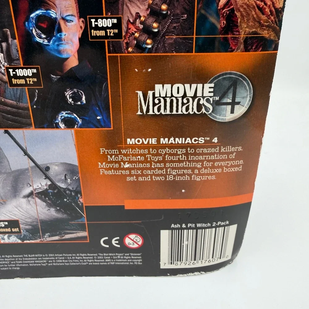 McFarlane Movie Maniacs 4 Army of Darkness Ash & Pit Witch 2-Pack Musicland Toys